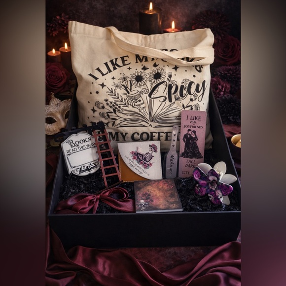 Other - Dark Romance Book Lover Gift Bundle 💎 Spicy Reader Aesthetic Set